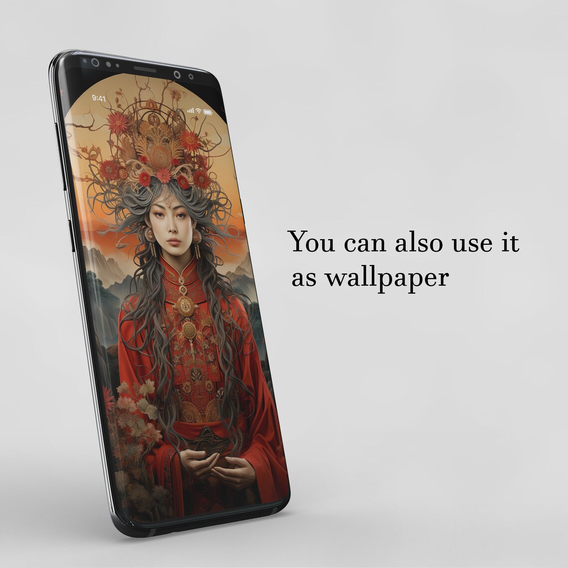 Amaterasu Japanese Goddess of the Sun, Renaissance Painting Wall Art ...