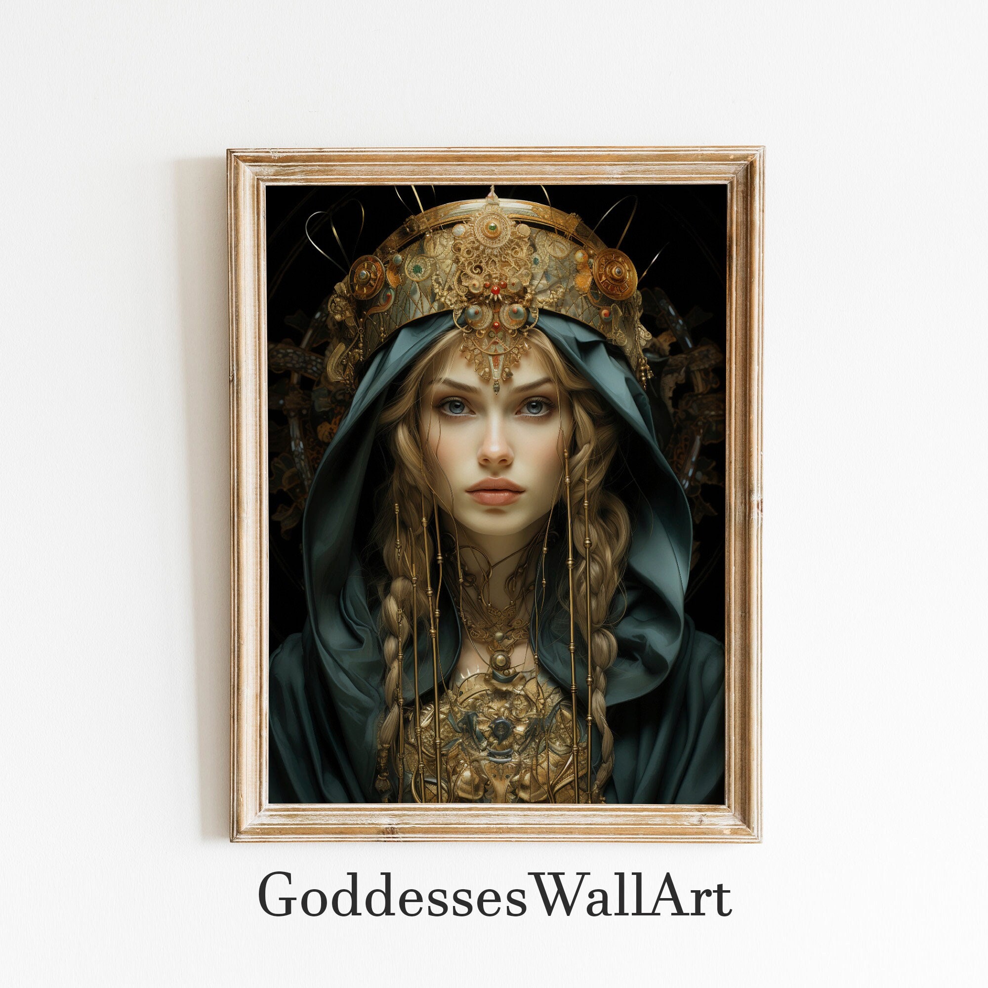 Renaissance Painting Goddess Dodola Print Slavic Goddess of Etsy