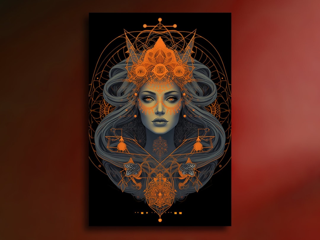 Hestia, griechische Göttin der Heimat und des Herdes, griechische Göttin des Zuhauses Poster