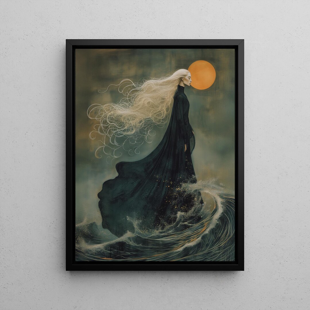 Ran Goddess Wall Art Norse Mythology Sea Witch Print Moody Dark ran-goddess-wall-art-norse-mythology-sea-witch-print-moody-dark