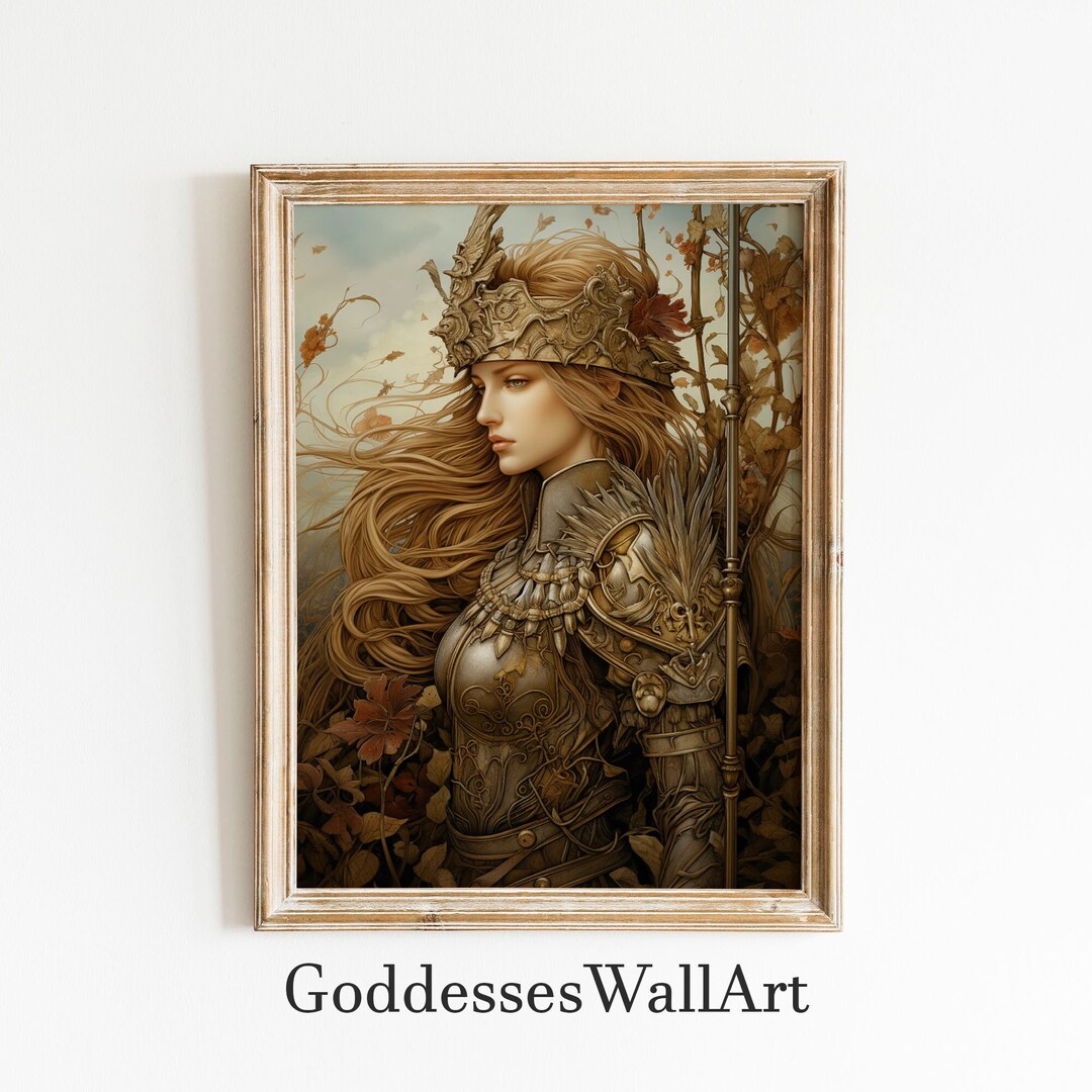 3D Göttin Athene Kunstdruck, Göttin des Friedens, Göttin des Friedens, griechische Mythologie