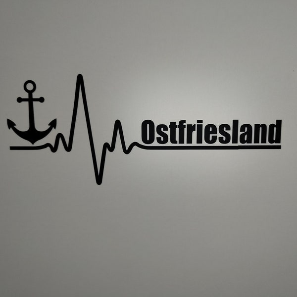 Ostfriesland Aufkleber, Auto, Home, Haus, Accessoire, Bügelfolie, Personalisiert, Wand, Textilien, Geburtstag, Geschenk, Sticker, Wohnen