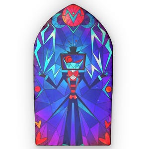 Hazbin Hotel Custom Pillow, Vox Character Design, Unique Shaped Cushion, Decorative Room Accent