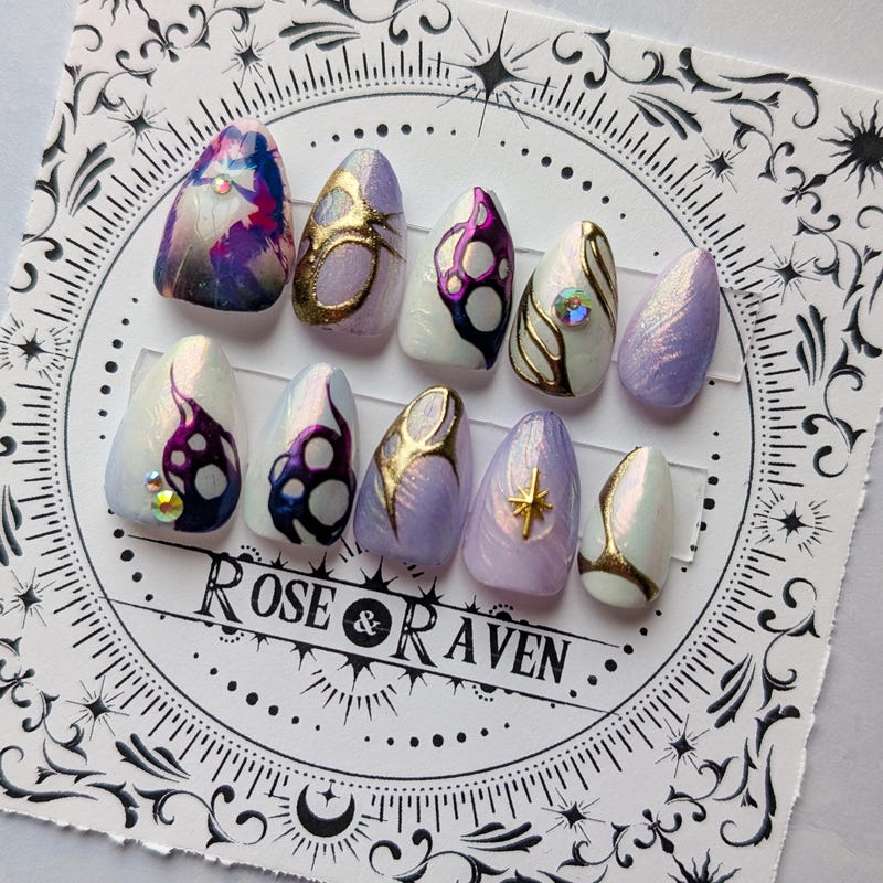 Arcane Jinx Nails - Etsy