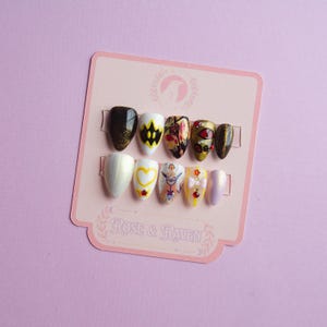 Press On Nail set Sir Pentious Themed
