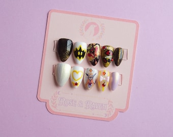 Press On Nail set Sir Pentious Themed
