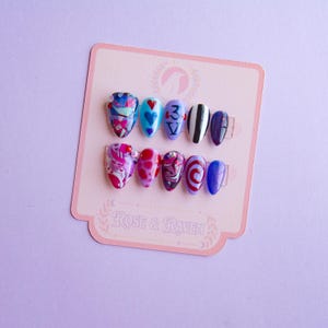 The Vees OverLords inspired Press On Nail Set