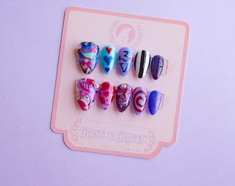 The Vees OverLords inspired Press On Nail Set