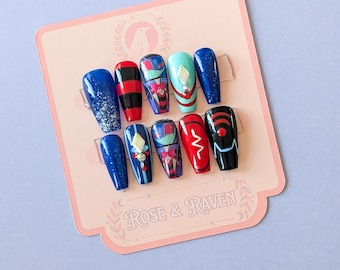 Press On Nail Set Vox  inspired