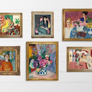 Gallery Wall Giclee Prints/Henri Matisse art/Vintage Modern Art/Print Sets