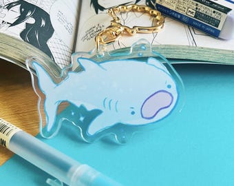 Acrylic Whale Shark Double-Sided Keychain