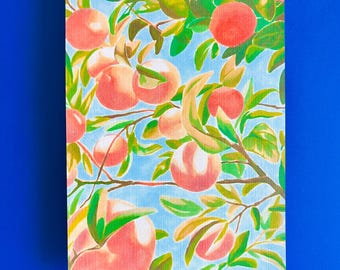 Orange Tree Branch Small Art Print (5" x 7")
