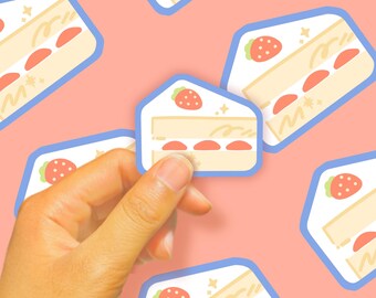 Strawberry Shortcake Glossy Vinyl Sticker