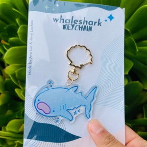 Acrylic Whale Shark Keychain