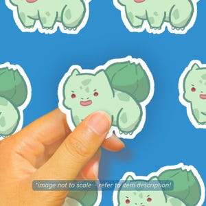 Bulbasaur Poke Glossy Vinyl Sticker