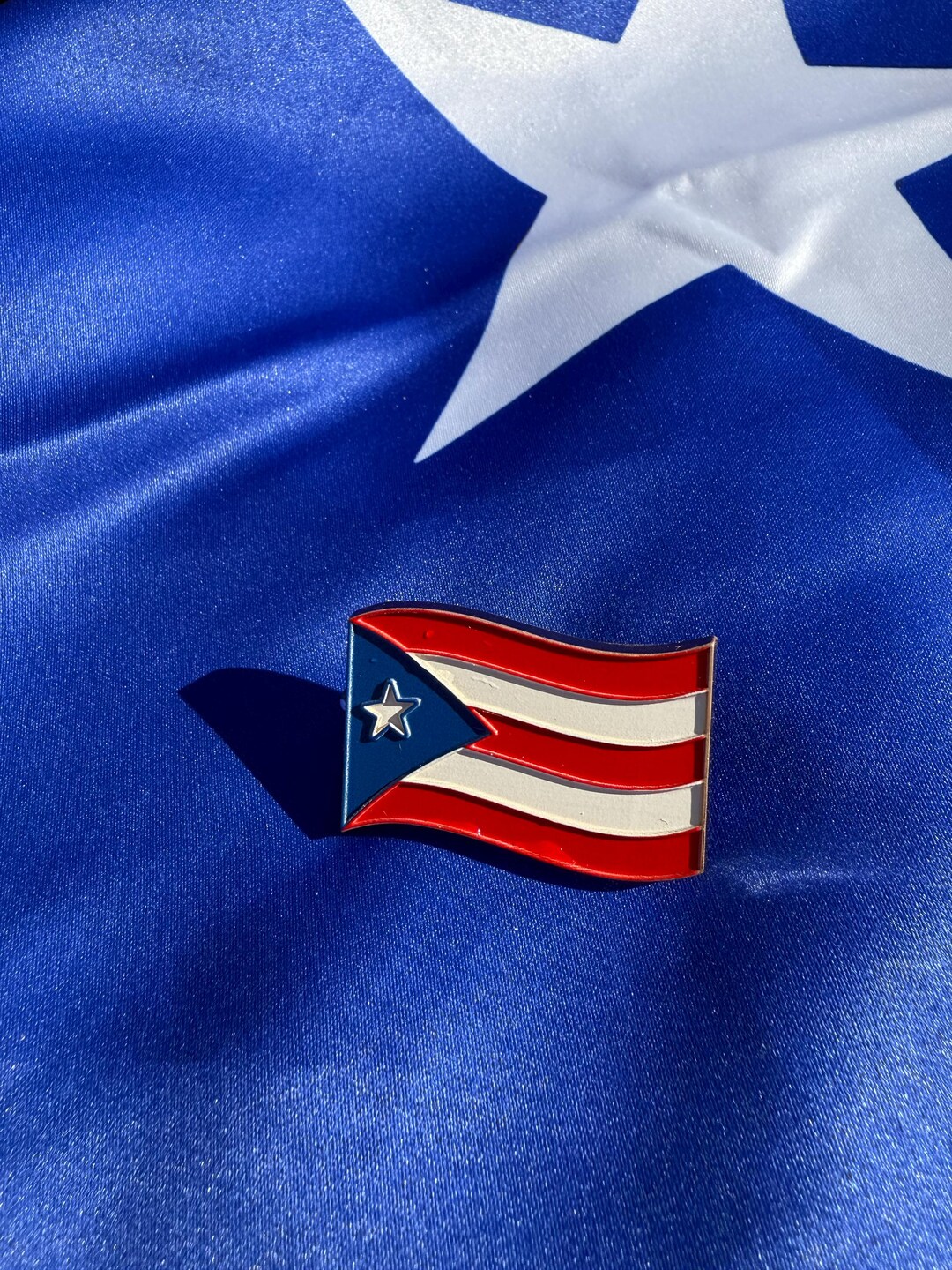 Puerto Rico Flag Lapel Pin: Boricua Enamel Alloy Pin - Etsy
