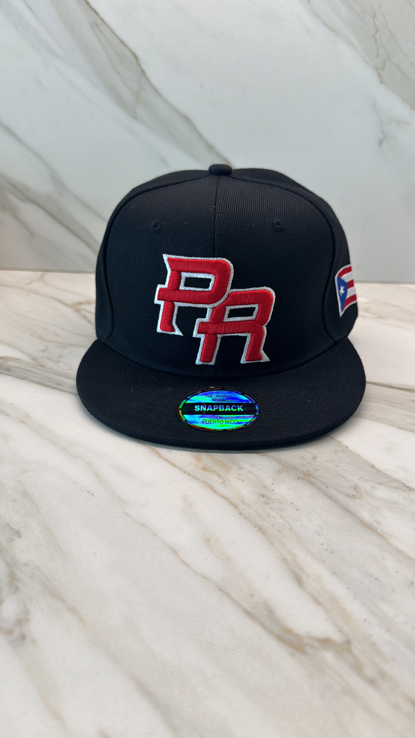 Puerto Rico Flag Dad Hat - Embroidered PR Baseball Cap, Cotton, Adjustable Strapback