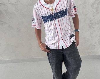 Dominican Republic Baseball Jersey, República Dominicana Heritage Shirt Short Sleeve