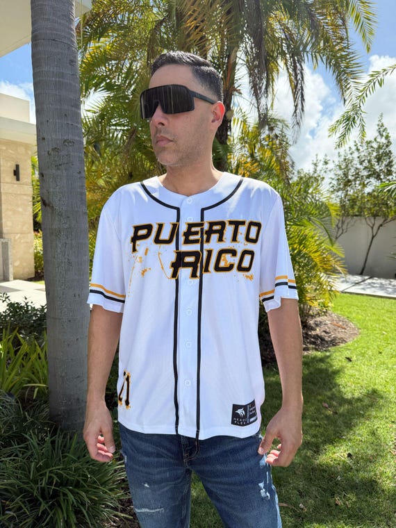 Puerto Rico Clemente 21 Baseball Jersey | 3000 Hits GOAT Tribute