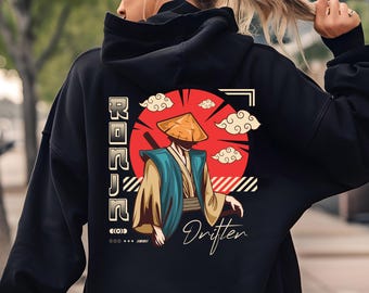 Felpa con cappuccio in stile giapponese: abbigliamento tecnico Harajuku, felpa con cappuccio streetwear vintage, felpa con cappuccio in stile giapponese, regalo per lui, felpa con cappuccio streetwear, felpa con cappuccio da uomo