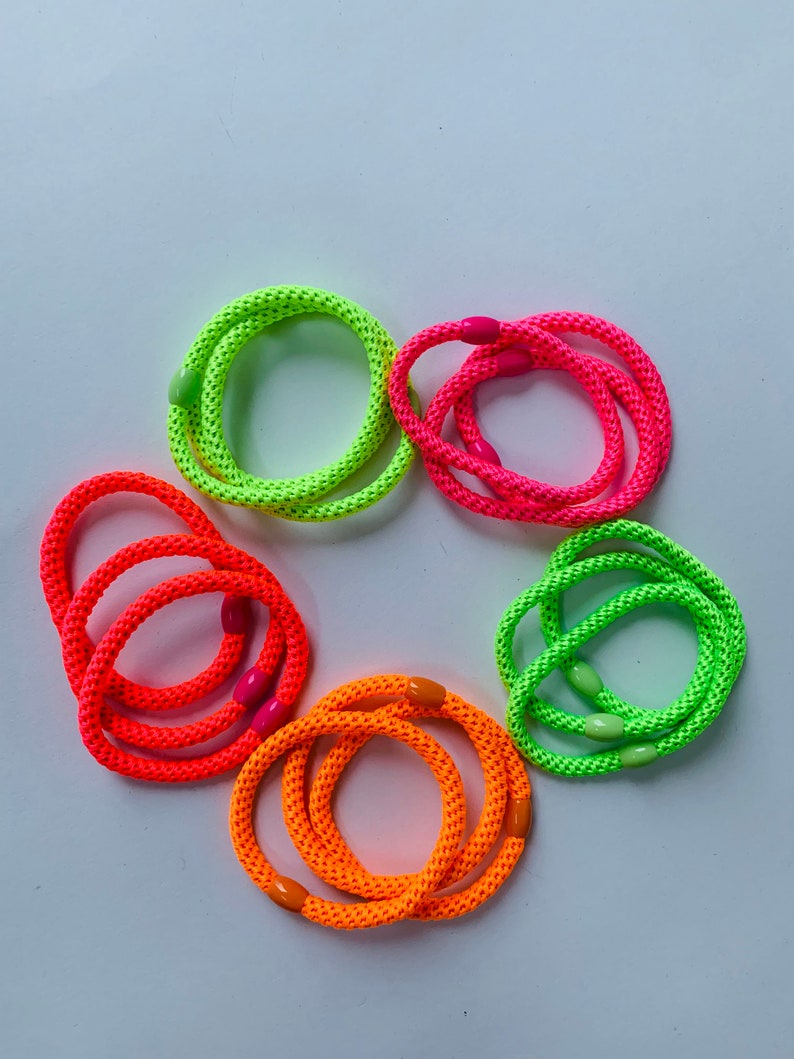 Hair tie braided neon Hair Accessories Hairband image 2