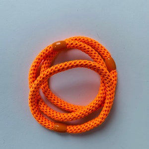 Haargummi geflochten Neon Haaraccessoires Haarband Neonorange