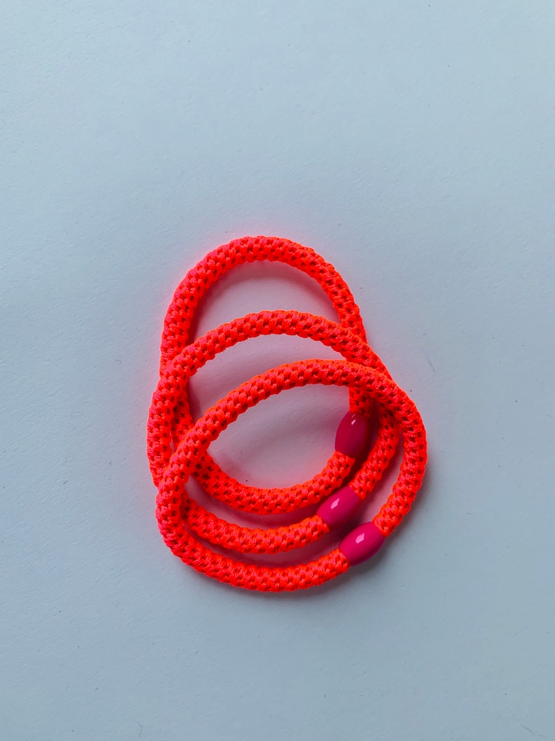 Hair tie braided neon Hair Accessories Hairband Neonpink