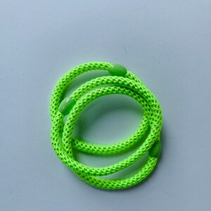 Haargummi geflochten Neon Haaraccessoires Haarband Neongelb