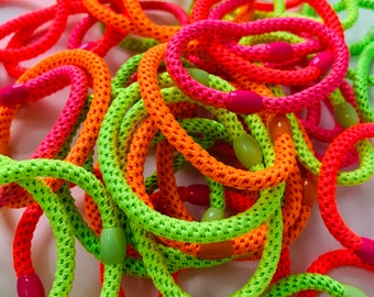 Hair tie | braided | neon | Hair Accessories | Hairband |