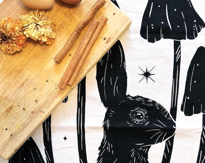 "Starry Night" Tea Towel - 100% Flour Sack Cotton Kitchen Towel