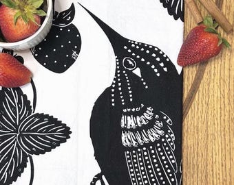 "Summer Magic" Tea Towel - 100% Flour Sack Cotton Kitchen Towel