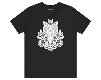 "Queen Pussycat" Dark - Unisex, 100% Cotton T-Shirt