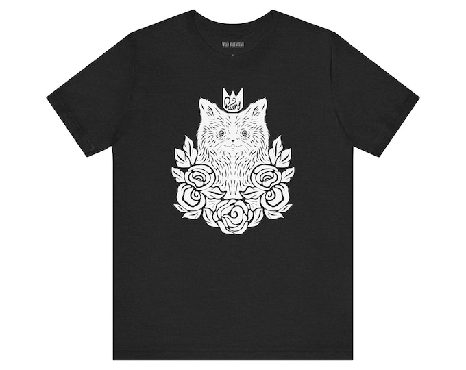 "Queen Pussycat" Dark - Unisex, 100% Cotton T-Shirt