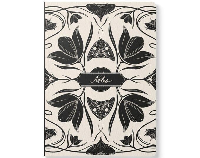 "Moonflower" Softcover Journal