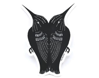 Twin Hummingbird Sticker – Glossy, Die-Cut Vinyl, Waterproof & Weatherproof