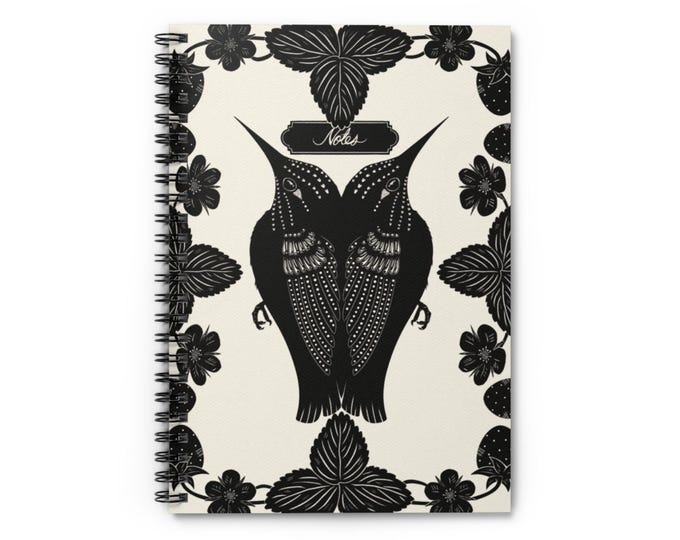 "Summer Magic" Spiral Notebook – 6" x 8" Lined Journal