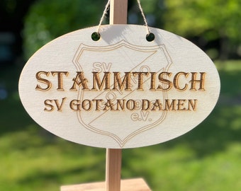 Stammtisch - Schild mit Ständer