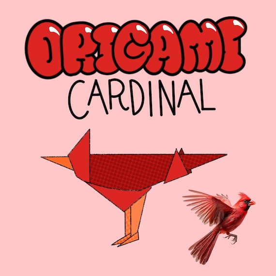 How To Make Origami Cardinal Bird Perching Cardinal, Opus 689