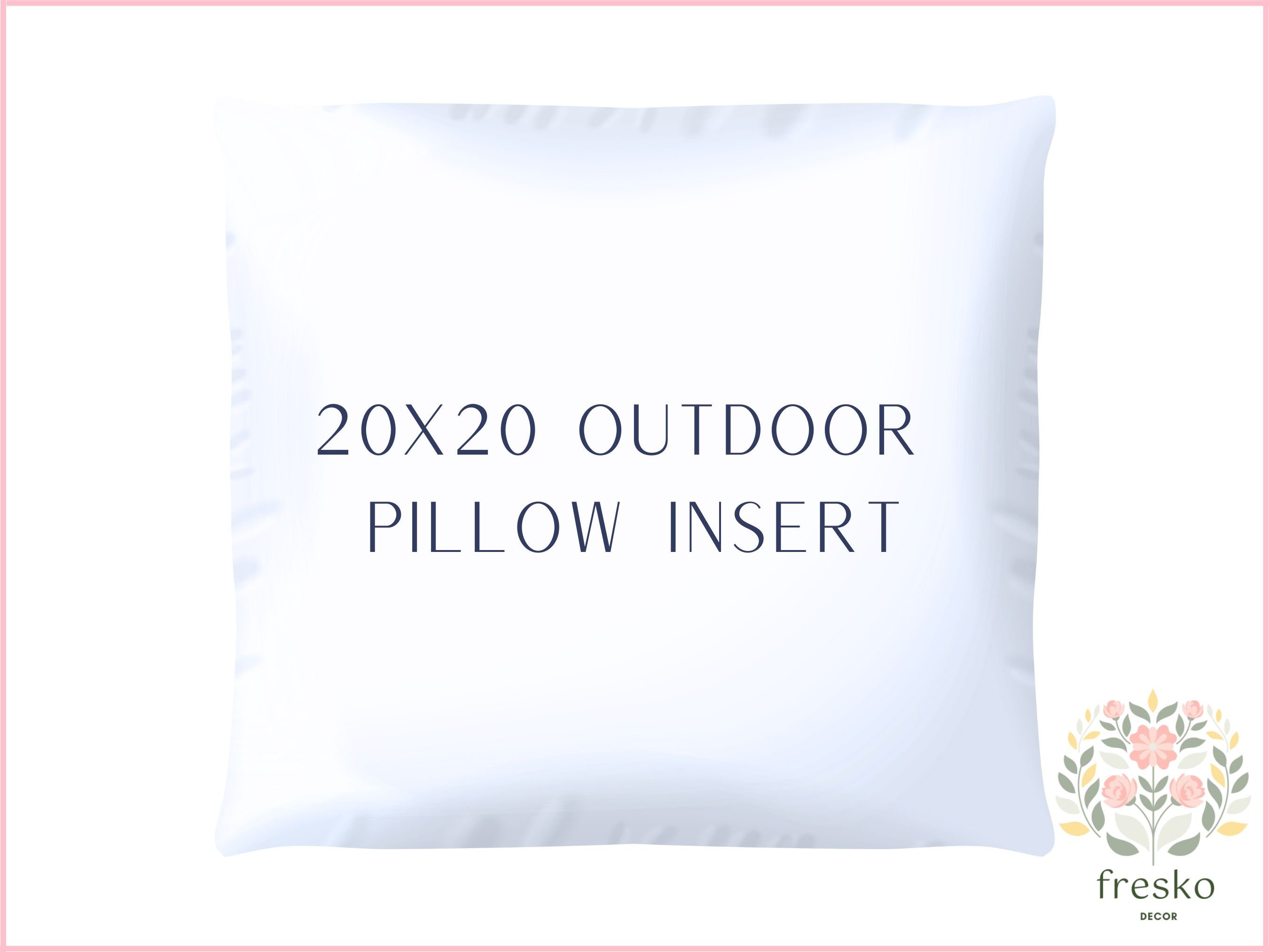 20 x 20 outdoor pillow inserts hotsell