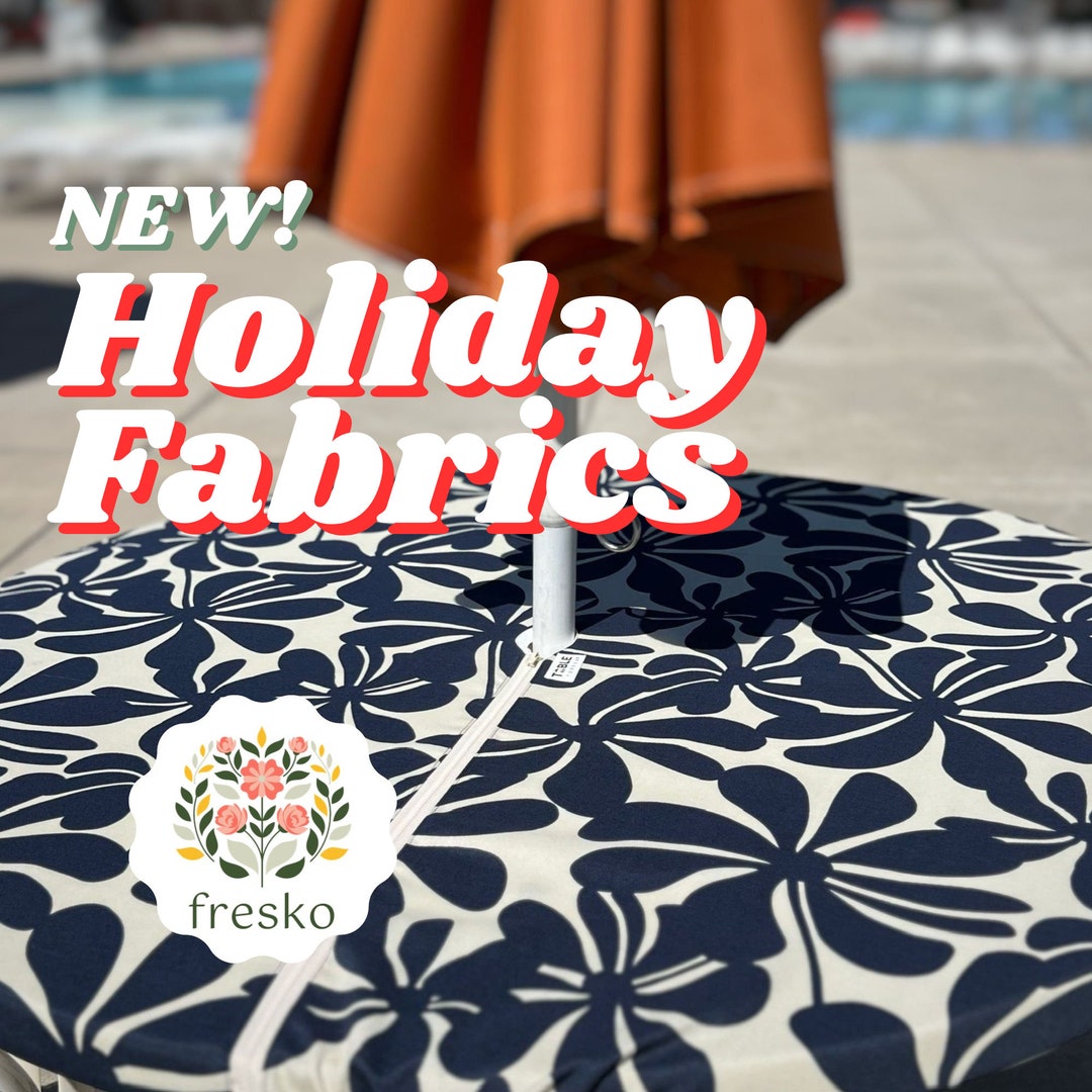 Round Patio Tablecloth Umbrella Hole Round Fitted Tablecloth Etsy