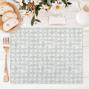 Placemat Stain Resistant Fabric Modern Placemats Washable Table Place Mats for Dining Table Kitchen Decor Indoor Outdoor Home Wedding Decor