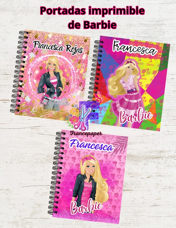 Barbie notebook cover clearance