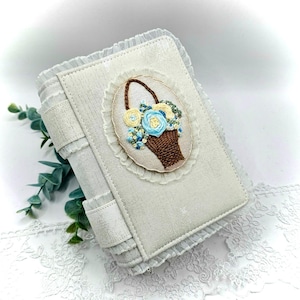 Junk Journal, Notebook, Diary, Blank for DIY, Vintage, Romantic Shabby