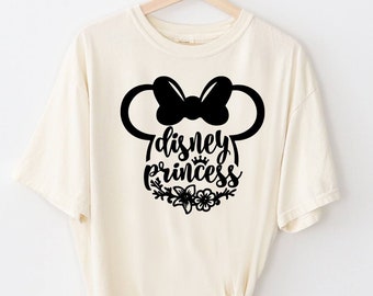 Disney Princess T-shirt, Comfort Colors Shirt, Disney Minnie Shirt, Minnie Mouse Tee, Disney Kids Shirt, Disney Woman Shirt, Disney Trip Tee