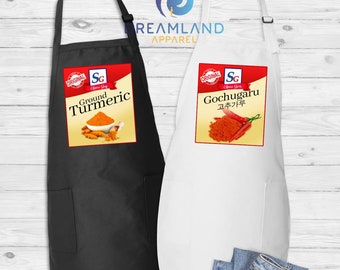 Spices Thanksgiving Apron, Custom Thanksgiving Apron, Personalized Apron, Thanksgiving Men Apron, Apron For Woman, Family Costumes Apron