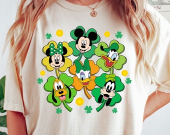 Disney St Patrick's Day Shirt, Comfort Colors Tee, St Patrick's Day Mickey and Friends Shirt, Mickey St Patrick's Day Shirt, Disney 2024