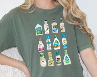 Comfort Colors T-Shirt, Ranch Shirt, Ranch Dressing Tee, Ranch Lovers Tee, Ranch Sauce Tee, Condiment Tee, Funny Ranch Tee, I Love Ranch Tee