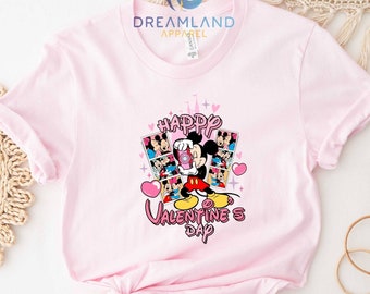 Mickey and Minnie Valentine Shirt, Disney Valentine's Day Shirt, Gift For Her, Mickey Minnie Valentine Shirt, Disney Couple shirt,Disneyland