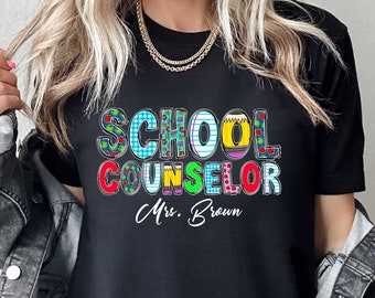 School Counselor Shirt, Teacher's Day Gift, Gift for Teacher, Teacher Appreciation Shirt, School Counselor Gifts, Back To School Tee