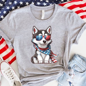 American Dog T-shirt, 4th Of July, Dog Lover Shirt, USA Flag Shirt, Red White Blue, Independence Day, Patriotic Dog Shirt, Cool Dog Shirt